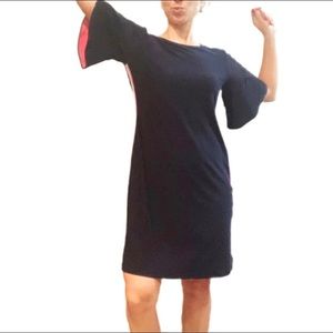 Roz & Ali Bell Sleeve Navy Dress